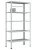 Стеллаж металлический Титан МС-750 2500x700x300/7